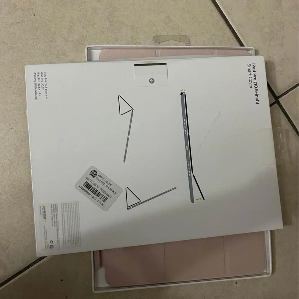 Two Apple Pink Tri-Fold Tablet Covers